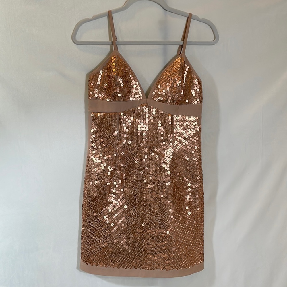 NBD Shain Dress Revolve Size M Embellished Sequins EUC Worn Once